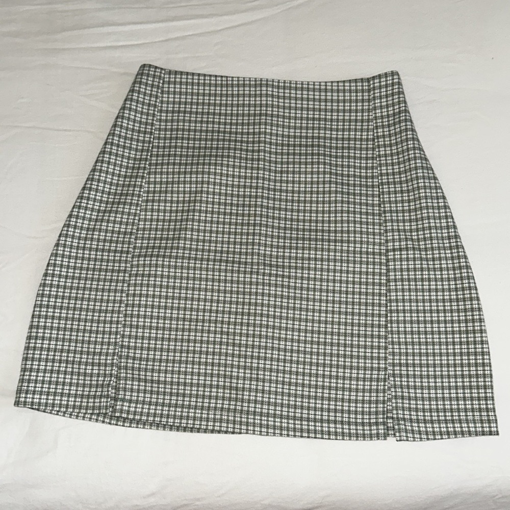 Brandy Melville John Galt High Waisted Plaid Mini Skirt